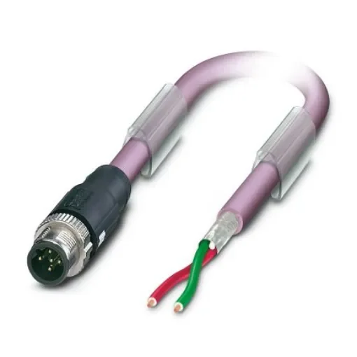 Phoenix Contact Straight Male 2 way M12 to Sensor Actuator Cable, 2m - 1518025 product image