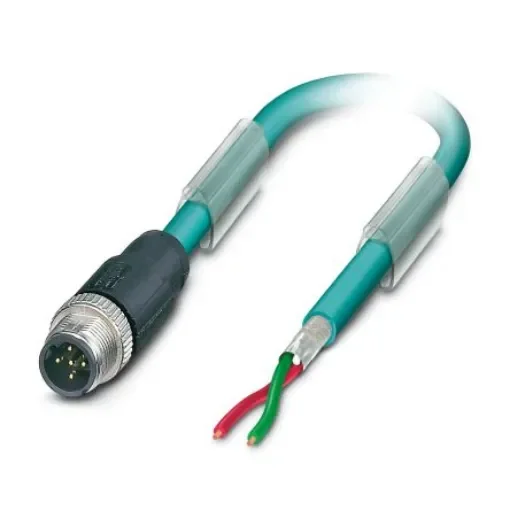 Phoenix Contact Straight Male 2 way M12 to Free Ends Sensor Actuator Cable, 5m - 1525487 product image