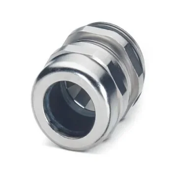 Phoenix Contact G-INSEC Series Silver Nickel Plated Brass Cable Gland, M50 Thread, 24mm min., 35mm max., IP68 - 1411193 product image