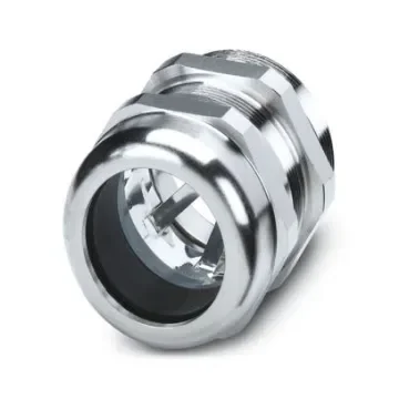 Phoenix Contact G-INSEC Series Brass Nickel Plated Brass Cable Gland, PG48mm Thread, 44mm min., 34mm max., IP68 - 1411204 product image