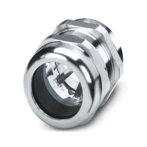 Phoenix Contact G-INSEC Series Brass Nickel Plated Brass Cable Gland, PG48mm Thread, 44mm min., 34mm max., IP68 - 1411204 product image