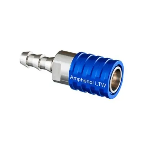 Amphenol Industrial Connector, Push-Pull, 1/4 in Connector, Socket, Female, SQD02 Series - SQD-02SBBN-PBE001 product image