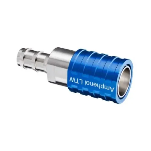 Amphenol Industrial Connector, Push-Pull, 1/2 in Connector, Socket, Female, SQD06 Series - SQD-06SBDN-PBE001 product image