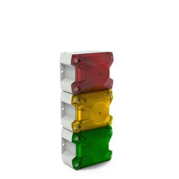 Pfannenberg 21514643055 Series Green, Red, Yellow Signal Tower, 2 Lights, 120 V dc, Base-mounted product image