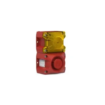 Pfannenberg 23383635055 Series Yellow Sounder Beacon, 24 V dc, IP66, Side Mounted, 105dB at 1 Metre - 23311803000 product image