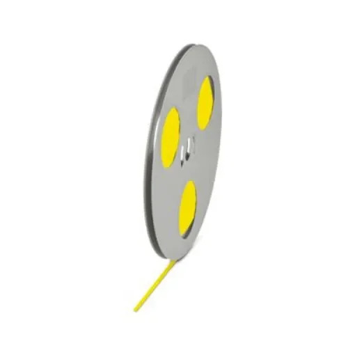 Phoenix Contact Halogen Free Heat Shrink Tubing, Yellow 3mm Sleeve Dia. x 120m Length, 800 Series - 0800329 product image