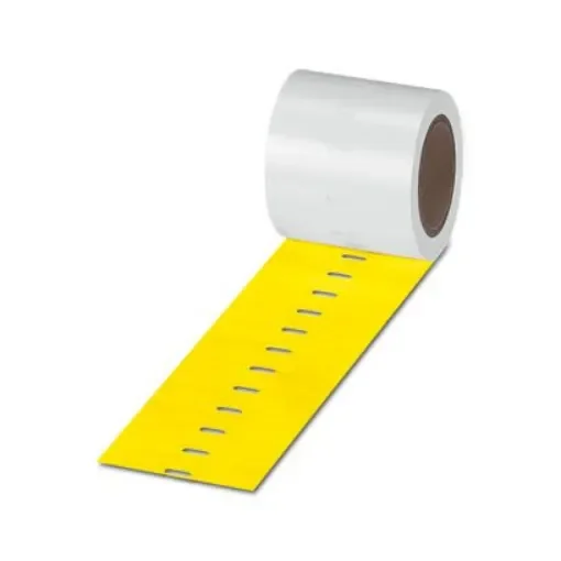 Phoenix Contact EMT Insert Cable Label, Yellow, Pre-printed "Unlabeled", for Inline Modules, 0800477 product image