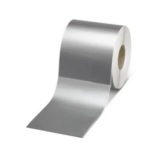 Phoenix Contact EMLF Adhesive Cable Label, Silver, Pre-printed "Unlabeled", for Devices In The Control Cabinet, 0800551 product image