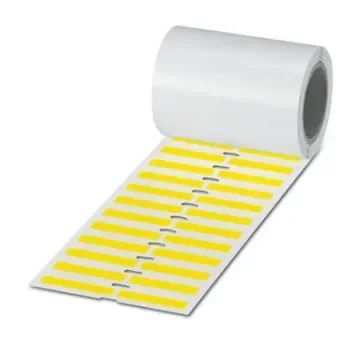 Phoenix Contact 800 on Yellow Label Printer Tape, 8 mm Length, 40 mm Width, 8mm Label Length, 40mm Label Width - 0800555 product image