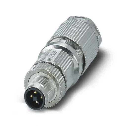 Phoenix Contact, SACC Power Connector Panel Mount Plug, 4P, Screw Termination, 12A, 1.5 kV - 1027465 product image