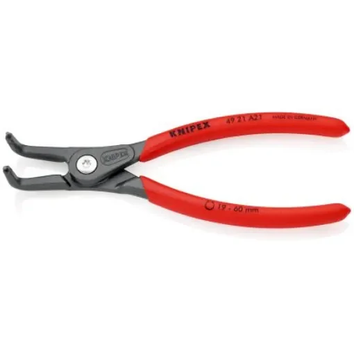 Knipex Circlip Pliers, 165 mm Overall, Angled Tip - 49 21 A21 product image