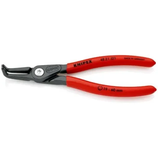 Knipex Circlip Pliers, 165 mm Overall, Angled Tip - 48 21 J21 product image