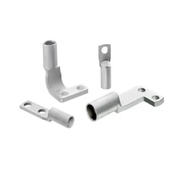 TE Connectivity, COPALUM Uninsulated Ring Terminal, 3/8in Stud Size, Silver - 2102581-1 product image