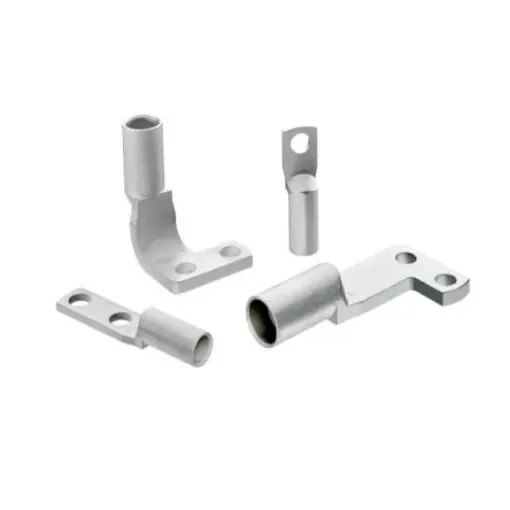 TE Connectivity, COPALUM Uninsulated Ring Terminal, 3/8in Stud Size, Silver - 2102581-1 product image