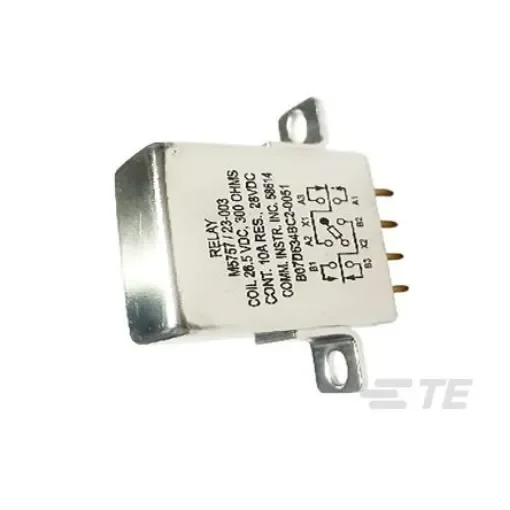 TE Connectivity B07B Series Electromechanical Interface Relay, PCB Mount, DPDT, 2-Pole, 10A Load - 4-1617002-8 product image