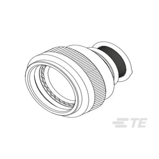 TE Connectivity, TXRSize 28 Straight Circular Connector Backshell, For Use With Connectors - 343767-000 product image