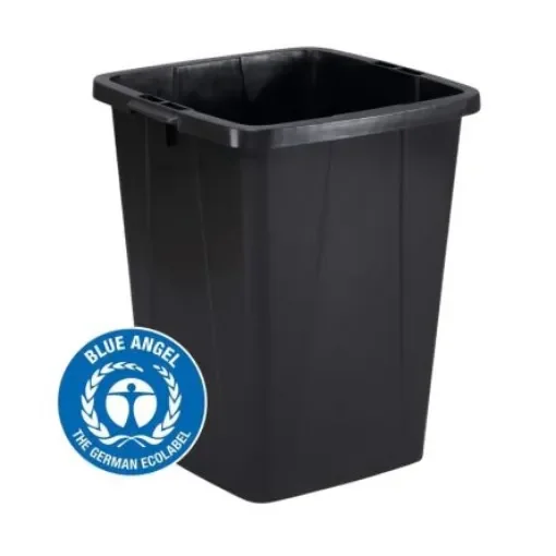 Durable DURABIN 90L Black Plastic Waste Bin - 1800505221 product image