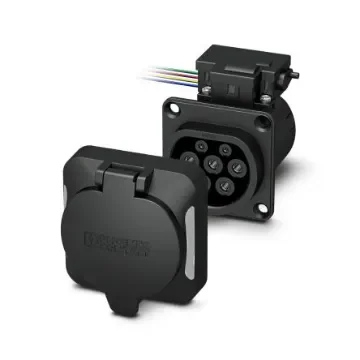 Phoenix Contact, EV-T2M3SO12 Socket Terminal kit Socket, 32A, 500mm Cable - 1164423 product image