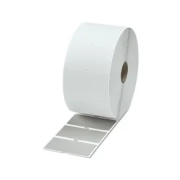 Phoenix Contact 1080 on Silver Label Printer Tape, 50 mm Length, 100 mm Width, 50mm Label Length, 100mm Label Width - 1080203 product image