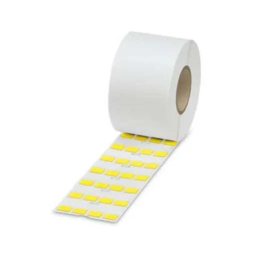 Phoenix Contact 830 Yellow Label Roll, 12.7mm Width, 9.5mm Height, 5000Per Roll Qty - 0830813 product image