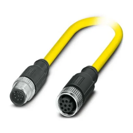 Phoenix Contact Straight Male 8 way M12 to Straight Female 8 way M12 Actuator/Sensor Cable, 15m - 1417925 product image