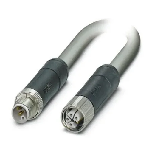 Phoenix Contact SAC, Unshielded, 600mm 5 Core, Grey Polyurethane PUR Power Cable +80°C - 1425018 product image