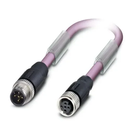 Phoenix Contact Straight Male 5 way M12 to Straight Female 5 way M12 Sensor Actuator Cable, 2.5m - 1534795 product image