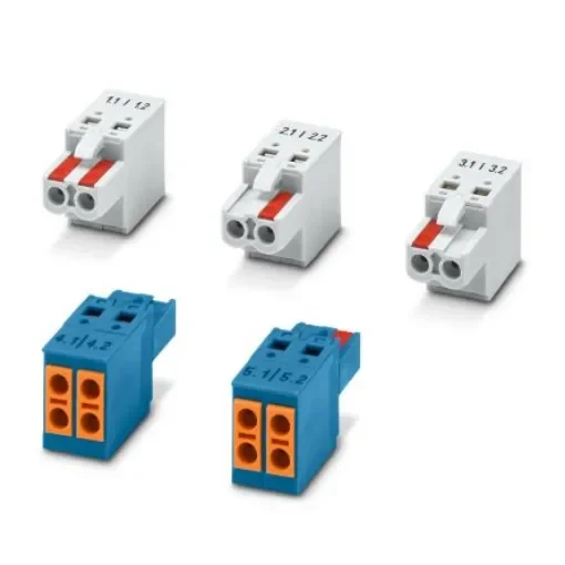 Phoenix Contact, 1584378, 2 Way, Pluggable Terminal Block, Plug, Push-In, Screw Termination, 1584378 product image