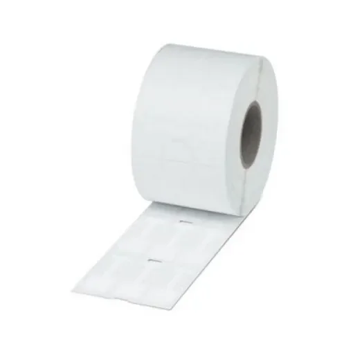 Phoenix Contact WML-FLAGV Adhesive Cable Marker, White, Pre-printed "Unlabeled", for Conductor, 0830713 product image