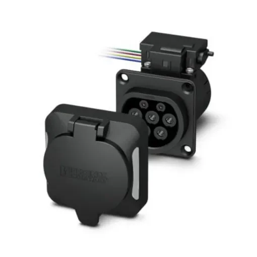 Phoenix Contact, EV-T2M3SO12 Socket Terminal kit Socket, 32A, 500mm Cable - 1268355 product image