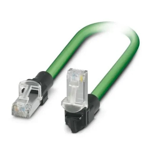 Phoenix ContactNBC, 2m Cat5, Green RJ45 to Male RJ45 Male, Shielded Shielded, Terminated PVC Sheath - 1113319 product image