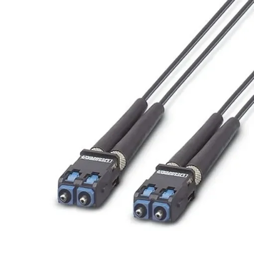 Phoenix Contact SC to SC Duplex Multi Mode Fibre Optic Cable, Black, 5m - 1656479 product image