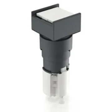 RAFI LUMOTAST 75 Series Illuminated Illuminated Push Button Switch, Momentary, Through Hole, 16.2mm Cutout, 2 NC + 2 - 1.15.108.377/0000 product image