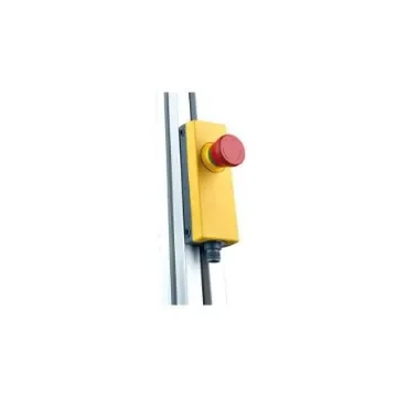 RAFI E-BOX M12 Series Latching Emergency Stop Push Button, Screw Mount, 40mm Cutout, DPST, IP65 - 1.22.114.000/0000 product image