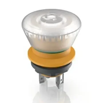 RAFI LUMOTAST 16 Series Latching Illuminated Emergency Stop Push Button, PCB, 16.2mm Cutout, DPST, IP65, IP67 - 1.15.213.054/0000 product image