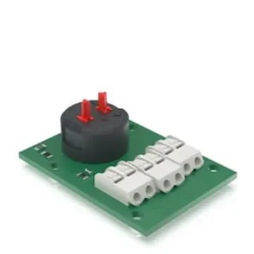 RAFI E-BOX MODULAR Series Latching Emergency Stop Push Button, PCB, 32mm Cutout, DPST - 5.00.100.222/0100 product image