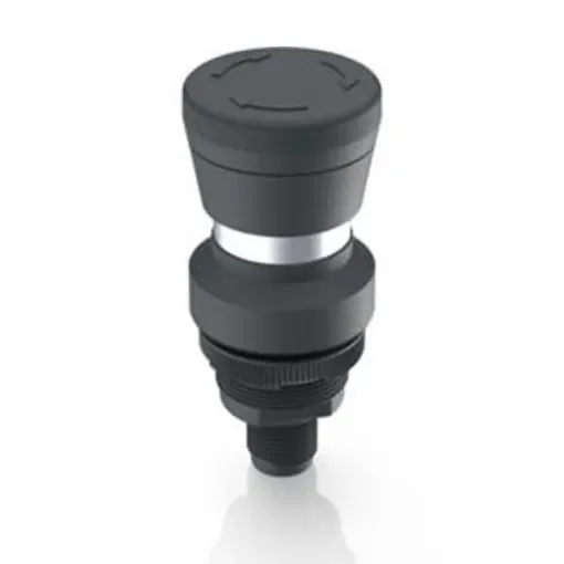 RAFI RAMO 22 T Series Latching Emergency Stop Push Button, PCB, 22.3mm Cutout, IP65, IP67 - 1.10.061.001/0001 product image
