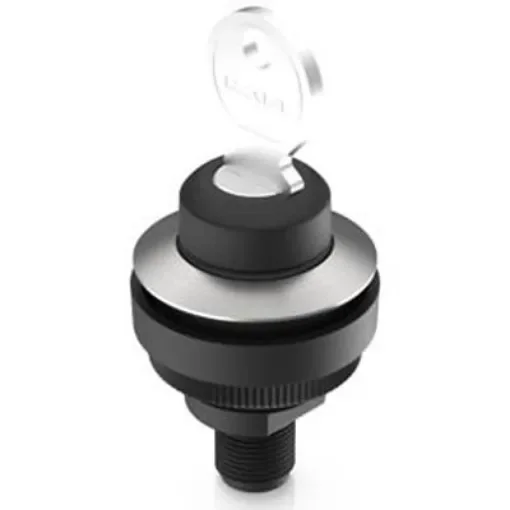 RAFI IP65 Key Switch, 1NC/1NO 19-Way Tubular-Key - 1.11.051.204/0000 product image