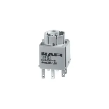 RAFI RAFIX 16 Series Contact Block for Use with Multipole Connector, 250V ac, 1NO, SPST - 1.20.123.021/0000 product image
