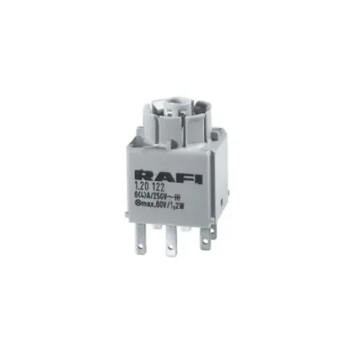 RAFI RAFIX 16 Series Contact Block for Use with Multipole Connector, 250V ac, 1NO, SPST - 1.20.123.021/0000 product image