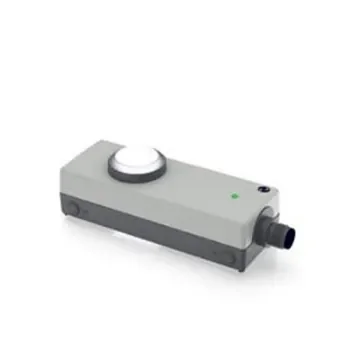 RAFI Momentary Contact Control Station Switch - 1NO, 1 Cutouts, Transparent, IP65 - 1.24.100.001/0000 product image