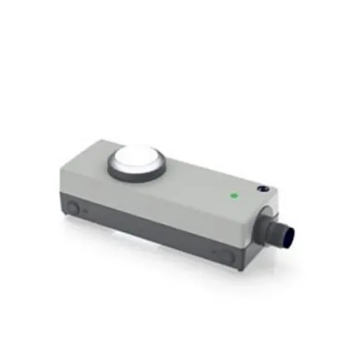 RAFI Momentary Contact Control Station Switch - 1NO, 1 Cutouts, Transparent, IP65 - 1.24.100.001/0000 product image