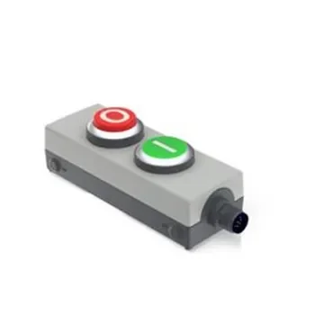 RAFI E-BOX M12 Series Emergency Stop Push Button, Screw Mount, 1 NO + 1 NC, IP65 - 1.22.251.242/3501 product image