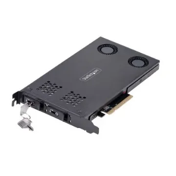 StarTech.com 2 port M.2 Hard Drive Mobile Rack - 2M2-REMOVABLE-PCIE product image