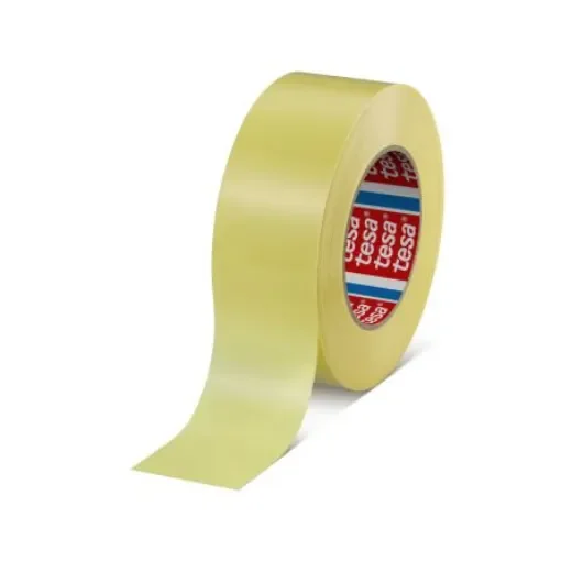 Tesa 4289 Yellow Strapping Tape, 66m x 50mm - 04289-00113-00 product image