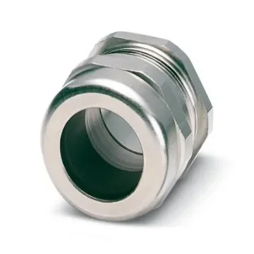 Phoenix Contact HC-M-KV Series Silver Nickel Plated Brass Cable Gland, M40 x 1.5mm Thread, 27mm min., 34mm max., IP68 - 1607729 product image