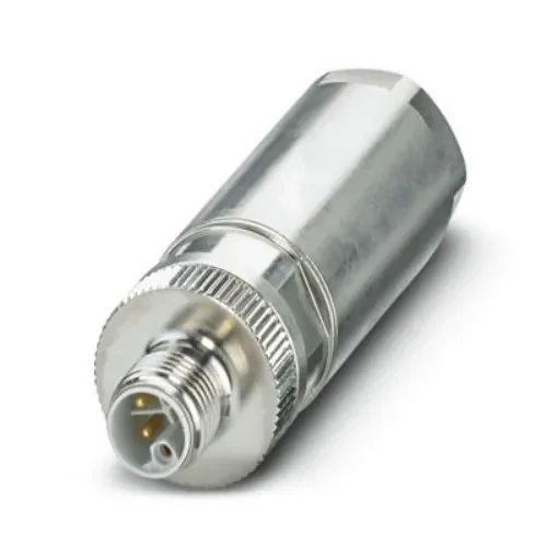 Phoenix Contact, SACC-M12MSL-4FEPL-CL SH IP65 Silver Cable Mount 5P Power Connector Plug, Rated At 16A, 63 V dc - 1080235 product image