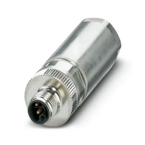 Phoenix Contact, SACC-M12MSL-4PL-CM SH IP65 Silver Cable Mount 4P Power Connector Plug, Rated At 16A, 63 V dc - 1080239 product image
