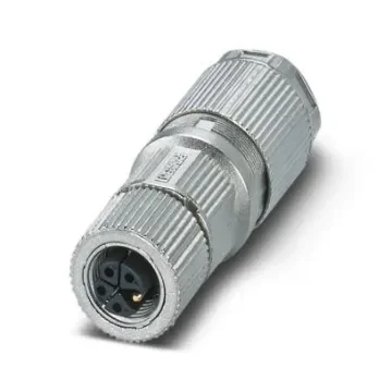 Phoenix Contact, SACC-M12FSK-4PECT-CL SH IP65 Grey Cable Mount 5P Power Connector Socket, Rated At 16A, 690 V ac - 1027476 product image