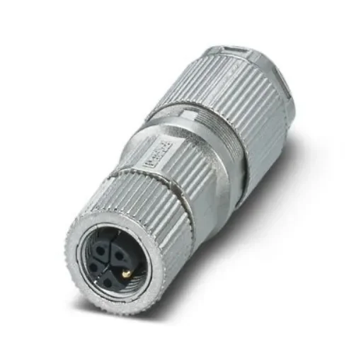 Phoenix Contact, SACC-M12FSK-4PECT-CL SH IP65 Grey Cable Mount 5P Power Connector Socket, Rated At 16A, 690 V ac - 1027476 product image
